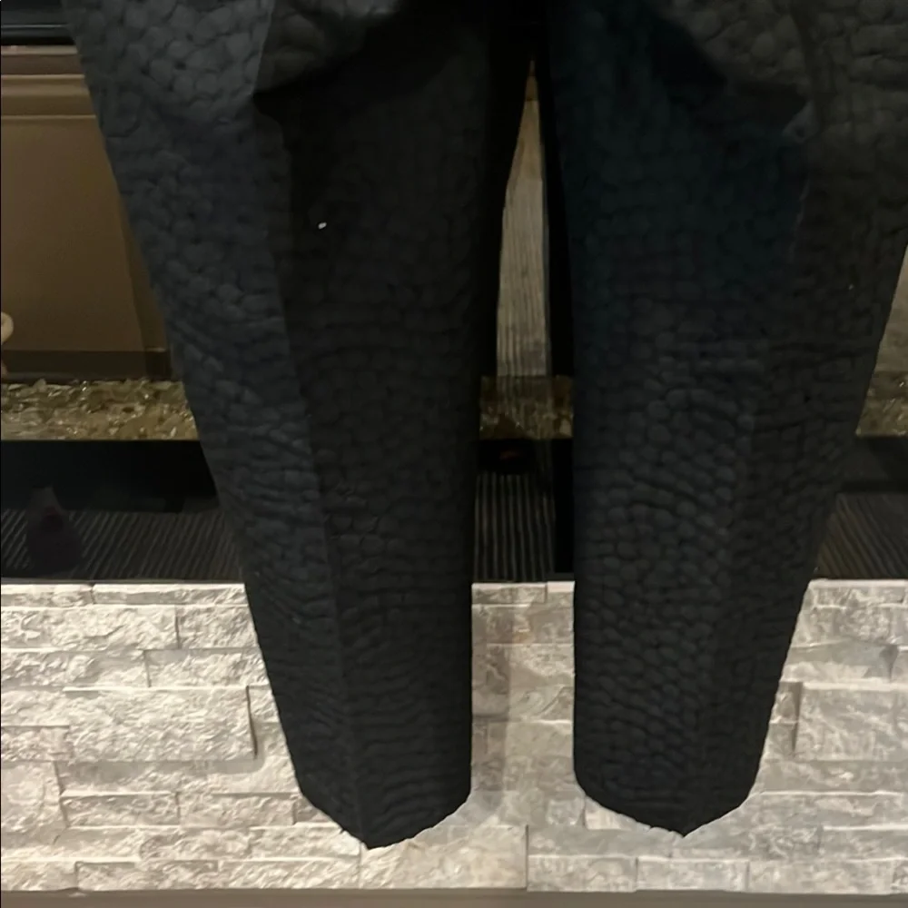 Banana Republic Black Patterned Pants size 10